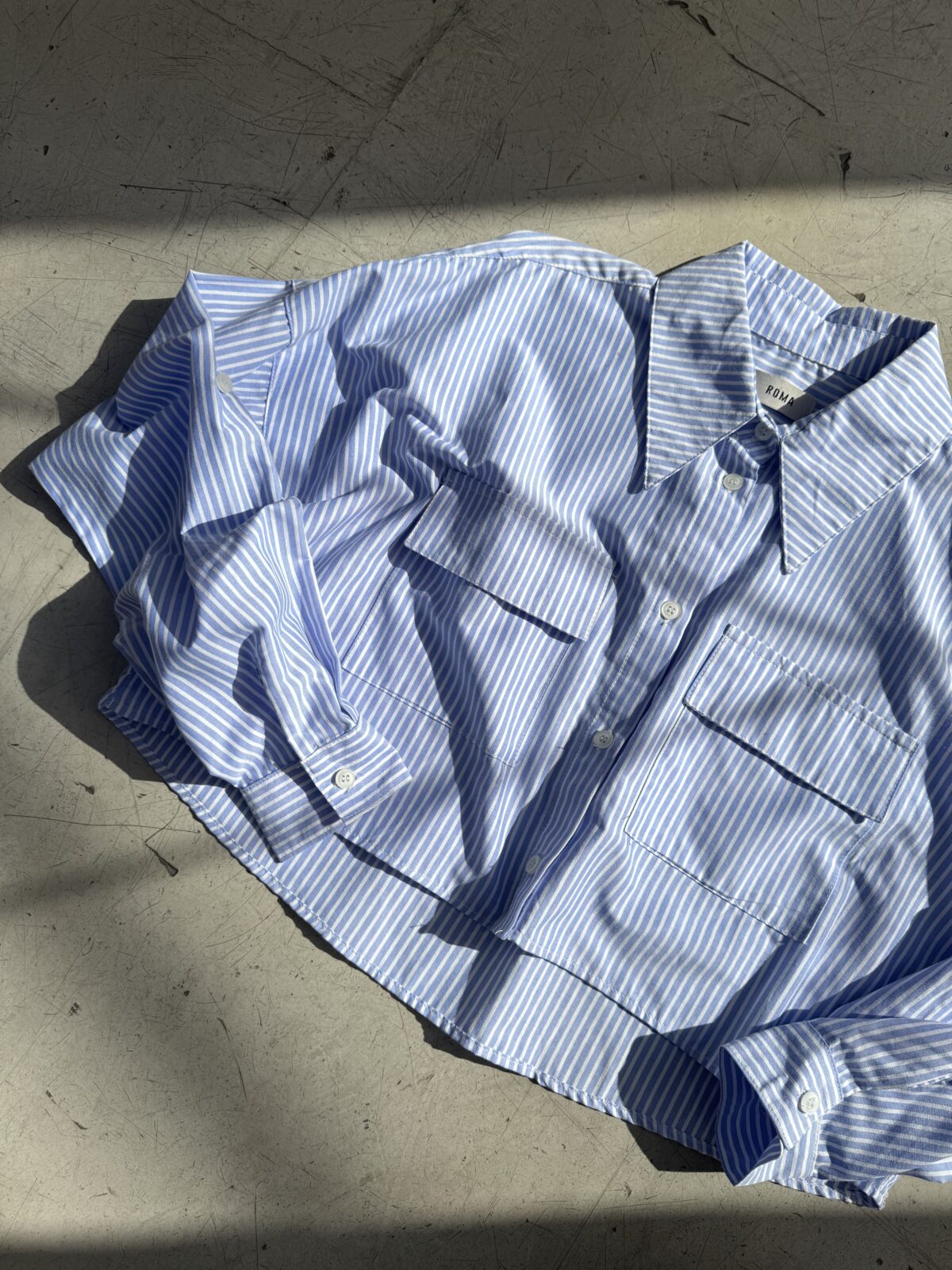 CAMISA CROP POCKETS