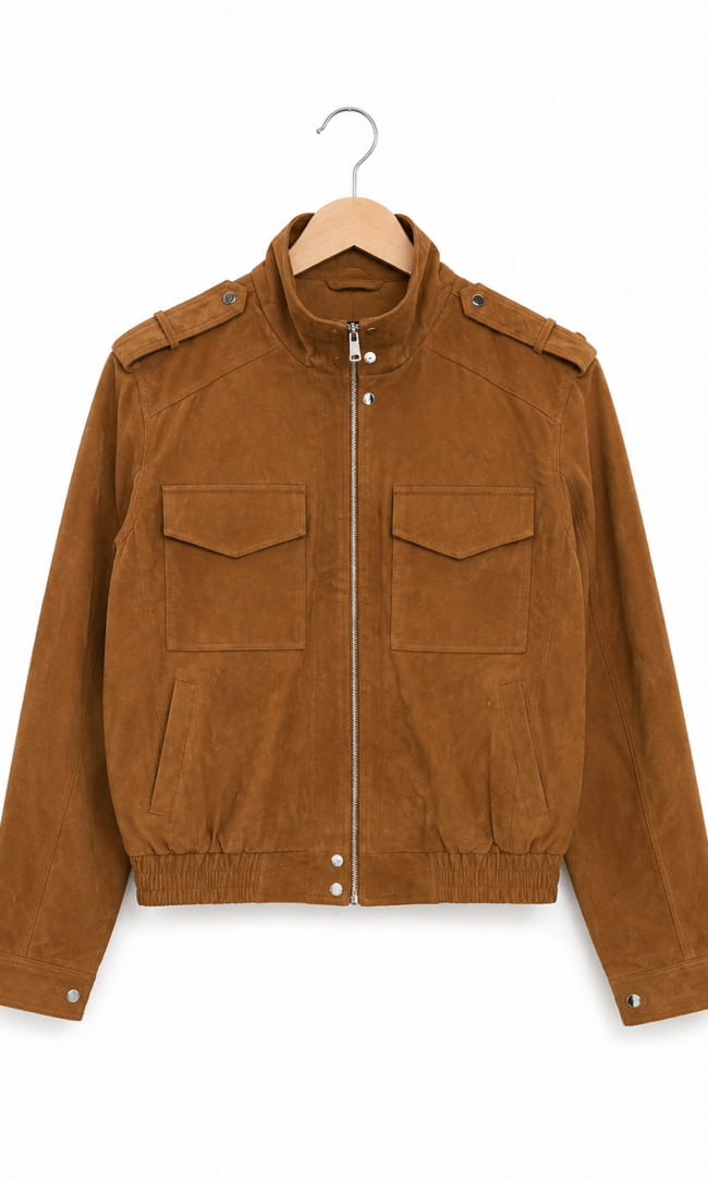 CAMPERA SUEDE